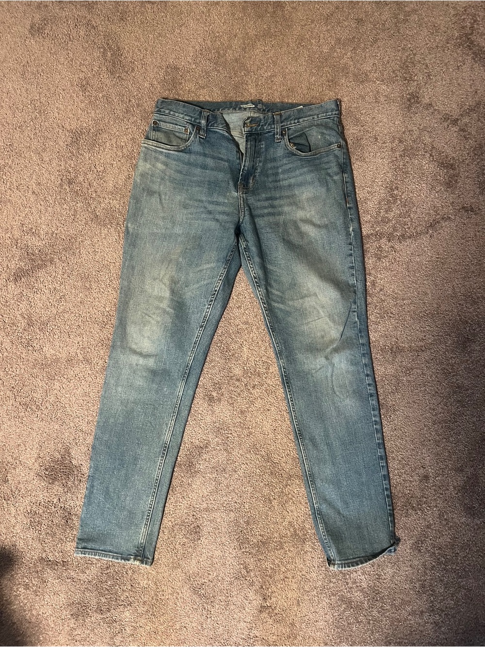 Old navy athletic taper jeans